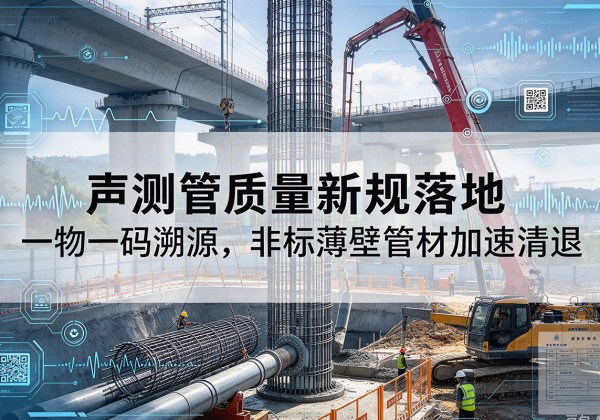 海原声测管质量新规落地，一物一码溯源，非标薄壁管材加速清退